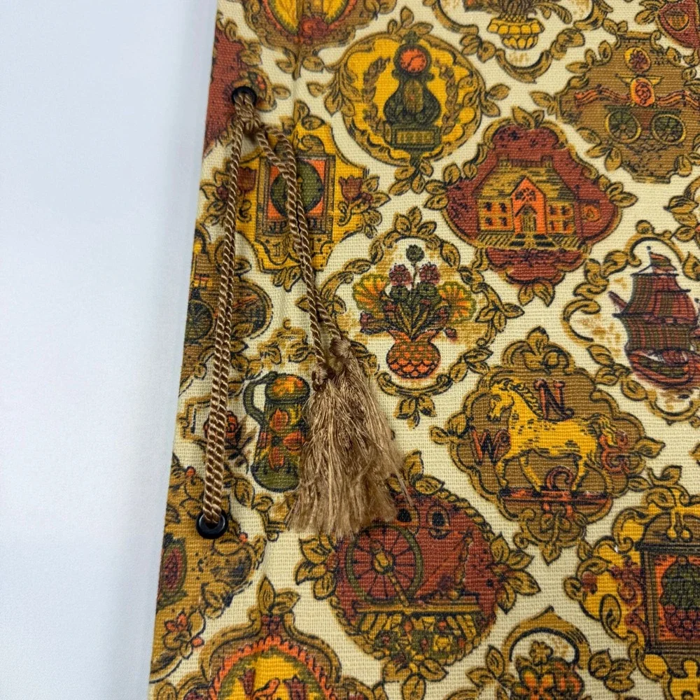 Decorative Fabric‎ Covered Scrapbook Photo Album Blank Pages